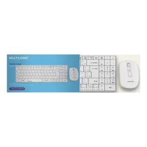 TECLADO E  MOUSE S/FIO 2.4GHZ